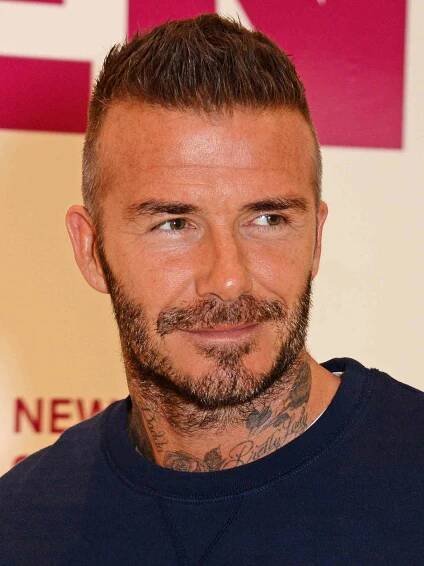 David Beckham attends the NEWGEN LFWM June 2018 Breakfast during London Fashion Week Men's June 2018 at the BFC Designer Showrooms on June 11, 2018 in London, England