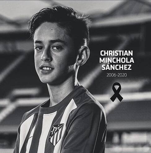 Ve čtrnácti letech zemřel mládežnický útočník Atlétika Madrid