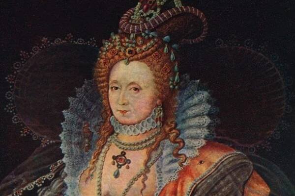 A 19th-century portrait of Queen Elizabeth I. (Photo by Print Collector/Getty Images)