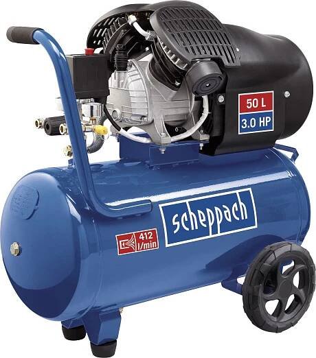 Scheppach pístový kompresor HC52DC 50 l 8 bar