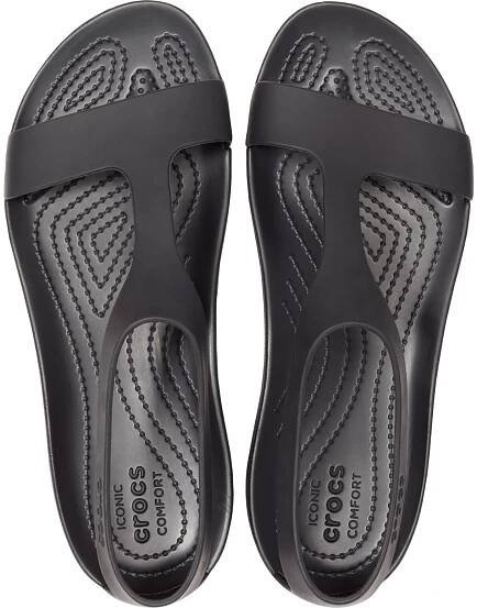 Sandály Crocs Serena černé 37,5 W7 EAN (GTIN) 0191448321564