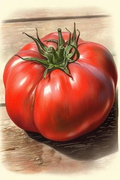 Vegetable painting, Tomato drawing, Fruit painting