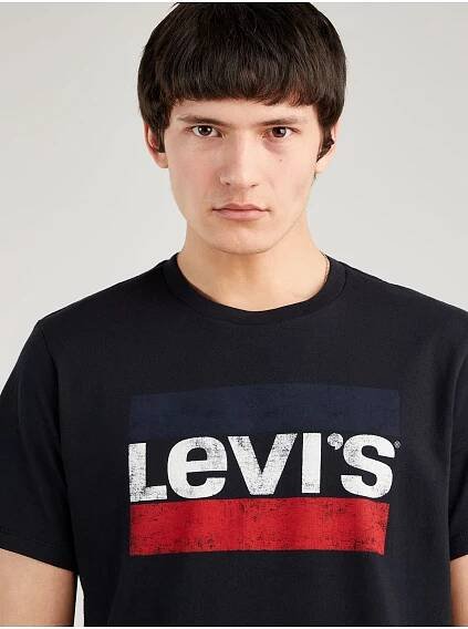 Levi's® Černé pánské tričko Levi's®