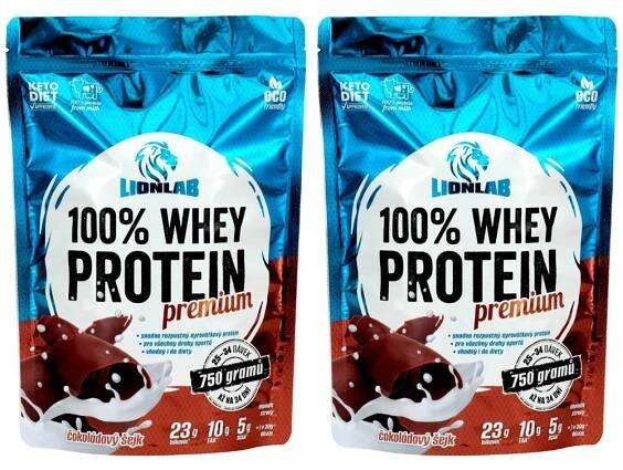 Lionlab 100 % Whey Protein 750 g - 1+1