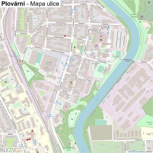 Plovární - mapy | Kurzy.cz