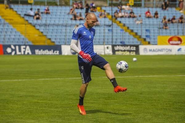 Brankář fotbalistů Zlína Stanislav Dostál.