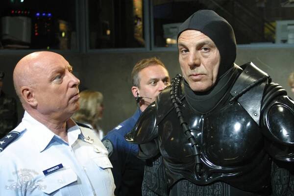 Hvězdná brána - Evoluce 1 - Z filmu - Don S. Davis, Carmen Argenziano