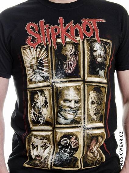 Slipknot tričko, New Masks, pánské | Musicwear - Trička, mikiny