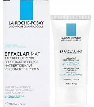 Seboregulační krém La Roche-Posay Effaclar Mat na rozšířené póry 40 ml