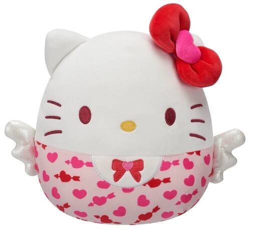 Hello Kitty Squishmallow plush toy.