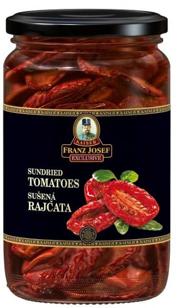 FRANZ JOSEF KAISER Rajčata sušená v oleji 650 g - Rajčata, Konzervovaná zelenina, Konzervované potraviny, hotová jídla