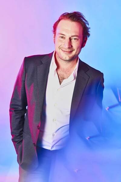 Brandon Scott Jones (/name/nm1601147) at The IMDb Portrait Studio at the 2022 Film Independent Spirit Awards
