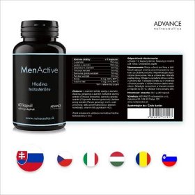 MenActive 60 cps. – pre normálnu hladinu testosterónu 1×60 cps, výživový doplnok
