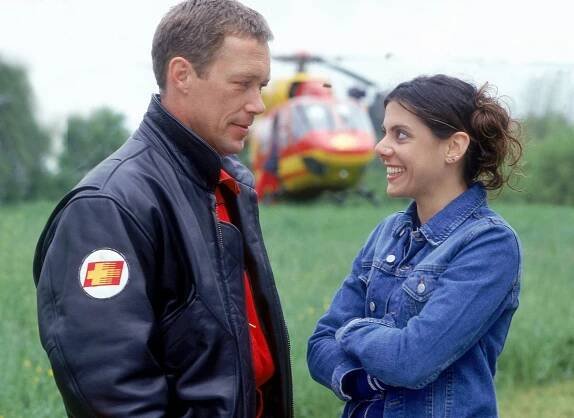 Medicopter 117 - Past v plamenech - Z filmu - Hans Heller, Shandra Schadt