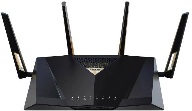ASUS RT-BE88U bezdrátový router 10 Gigabit Ethernet Dvoupásmový (2,4 GHz / 5 GHz) Černá, Šedá (90IG08V0-MO3N0V)