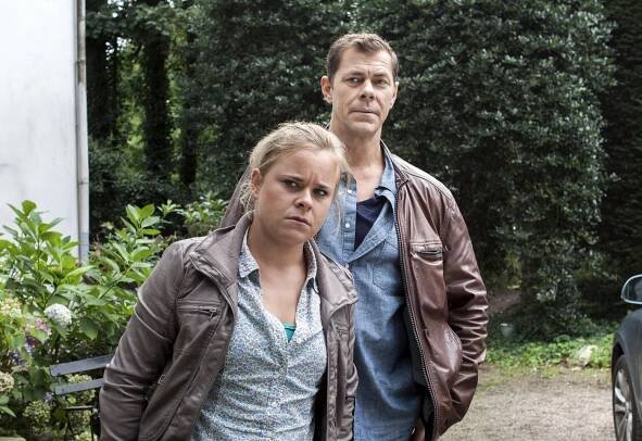 Vraždy na severu - Hodná Ute - Z filmu - Marie-Luise Schramm, Sven Martinek