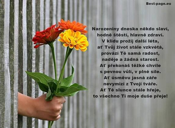 Přání k narozeninám a svátku 2025.Přání text,obrázky.Stahuj - Part 9