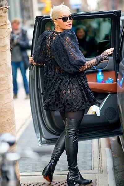 Celebrity Sightings in New York City - December 17, 2018