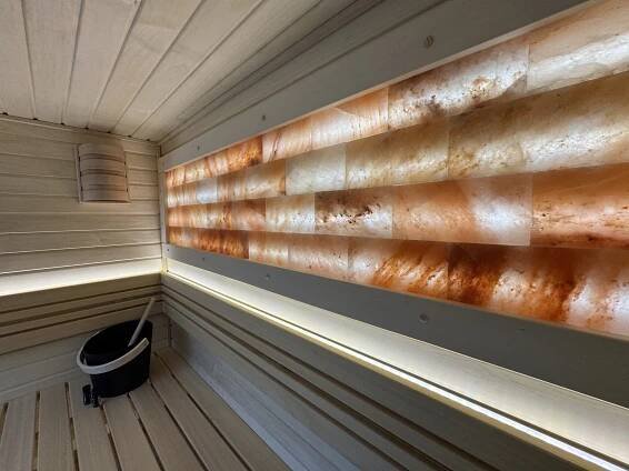 Panoramatická sauna 6,5 x 2,4 m - s venkovní terasou - Liberec - Panorama Saunie