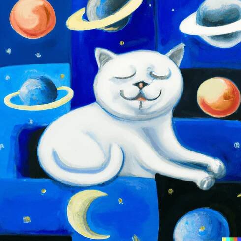 planetmutlu DALL-E 2 AI - Bremens beste Designagentur mit Katze