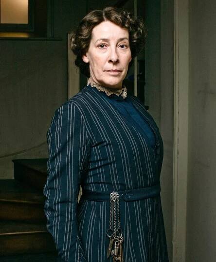 Phyllis Logan played Mrs Hughes in Downton