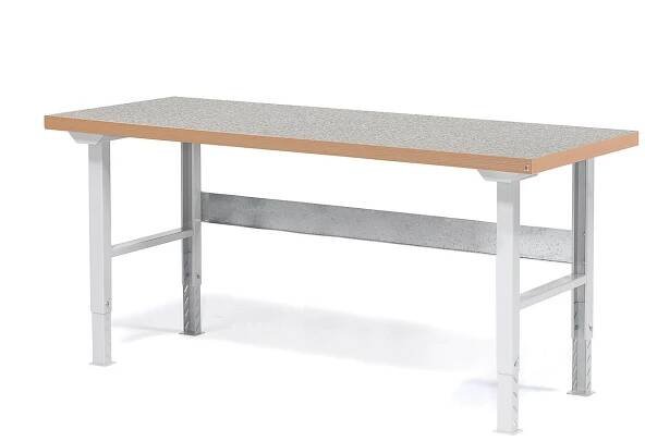 Profi dielenský stôl SOLID, nosnosť 750 kg, 2000x800 mm, vinyl