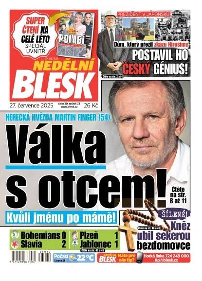 Nedělní Blesk předplatné - Noviny - Magaziny.cz