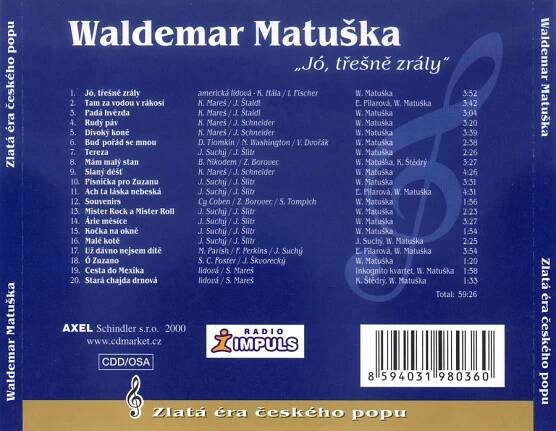 DISKOGRAFIE WALDEMAR MATUŠKA