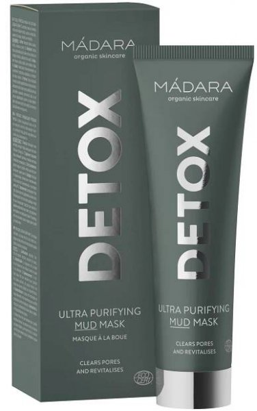 MÁDARA DETOX Čisticí pleťová maska s bahnem 60 ml