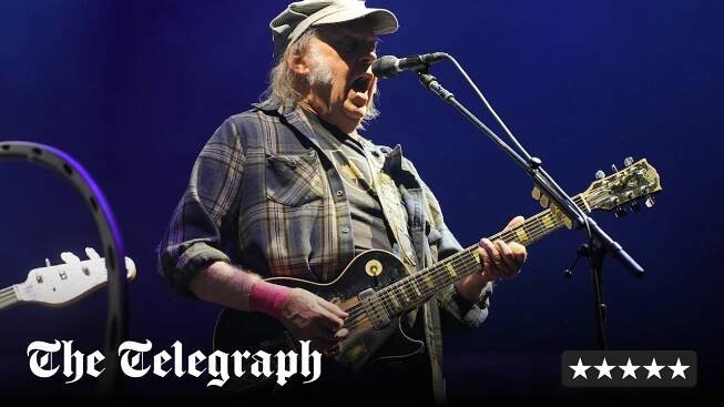 Neil Young, Glastonbury Festival, review: A reverent display of classic rock