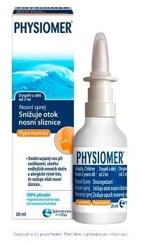 PHYSIOMER Hypertonický Alergie a nosní dutiny 20 ml