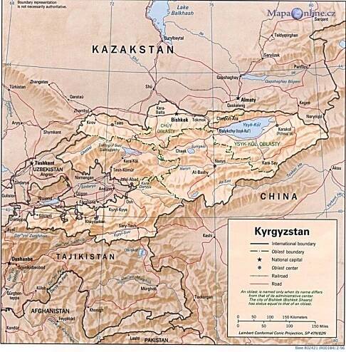 Reliéfní mapa