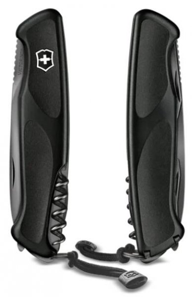 Victorinox Ranger Grip 55 – Kapesní nůž černý, 13 funkcí, ocel X55CrMo14
