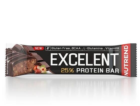 NUTREND Excelent 25% Protein Bar 40g PROTEINOVÁ TYČINKA IZOLÁT KONCENTRÁT