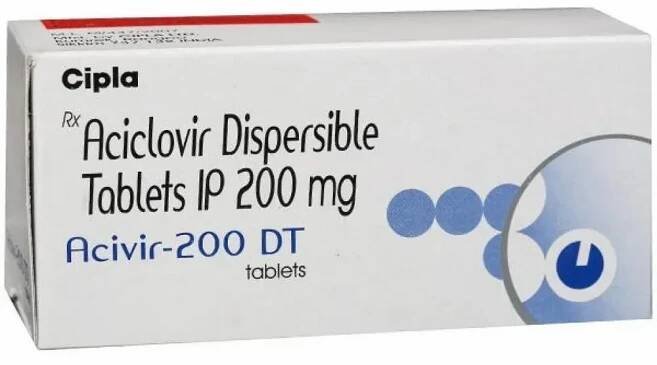 Acivir 200mg DT Tablet