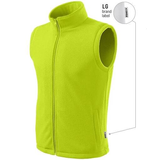 RIMECK® Fleece vesta unisex Next 518 - limetková 62 (brand label)