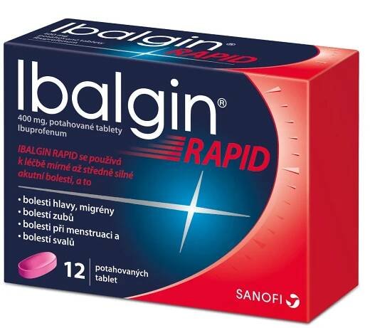 Ibalgin Rapid 400 mg 12 tablet