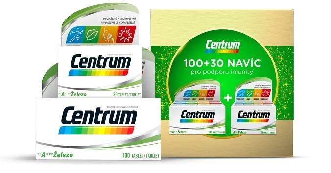 Centrum multivitamín AZ 100+30 tablet