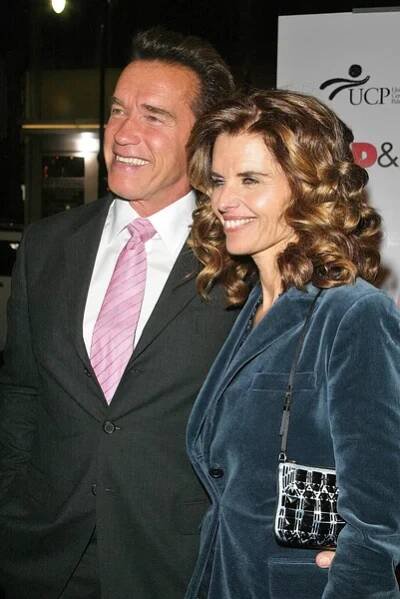 Arnold schwarzenegger, maria Shriverová — Stock obrázek