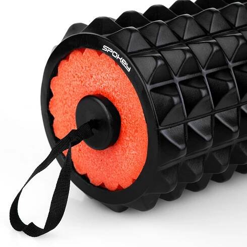 Spokey MIX ROLL fitness masážní válec 3v1, černo-červený | ExaSoft.cz