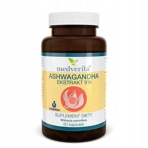 Medverita – Ashwagandha extrakt – 60 kapslí