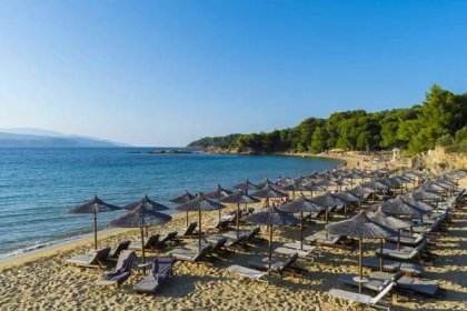 Discover the golden beaches in Skiathos