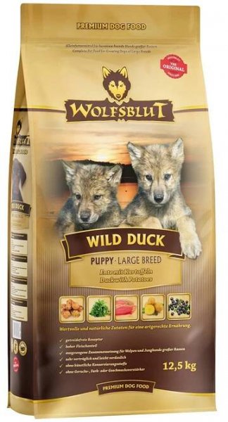 Wolfsblut Wild Duck Puppy Large Breed 2 x 12,5 kg