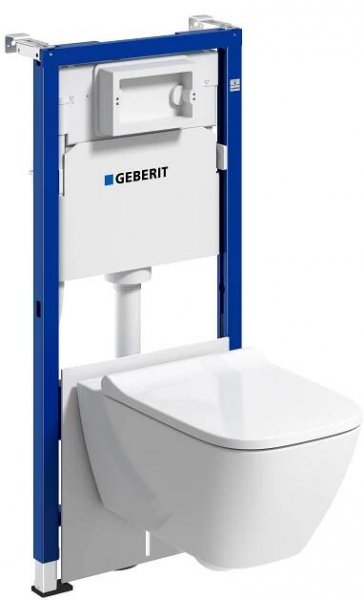 Geberit Duofix sada mísa s prkénkem a podomítkovým modulem 118.346.00.2