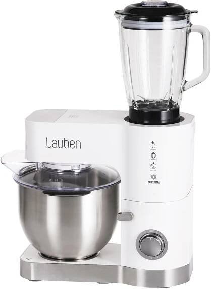 Lauben Kitchen Machine 1200WT Kuchyňský robot s příslušenstvím bíly