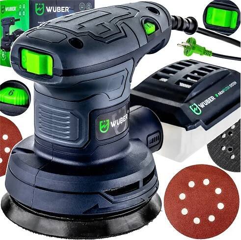 EXCENTRICKÁ BRUSKA OSCILAČNÍ 1100 W regulace otáček 125 mm krátká