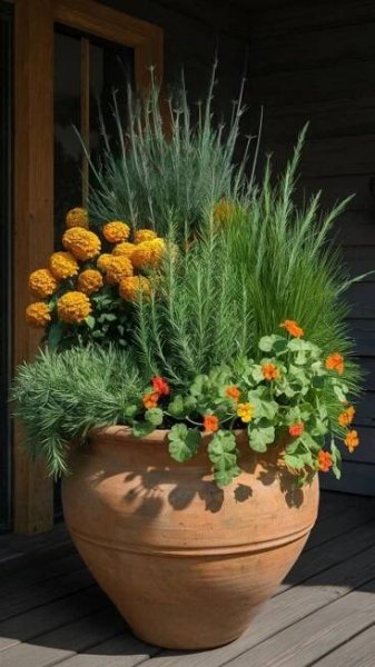 Garden Daily Ideas - Common Fragrant Herbs And Flowers To Grow For An Aromatic Garden | Fac… in 2025 | Container gardening flowers, Potted plants outdoor, Garden containers