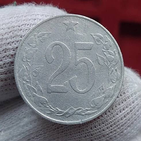 25 haléř 1954 • Vzácný • Československo / O5