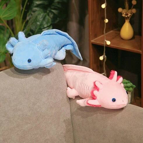 Plyšové zvířátko Axolotl 45/80 cm