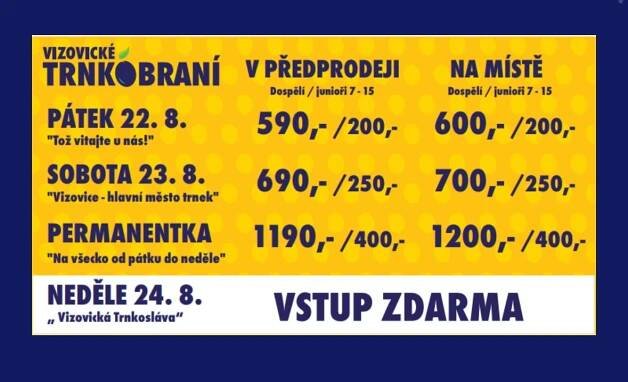 Vstupenky – Vizovické Trnkobraní
